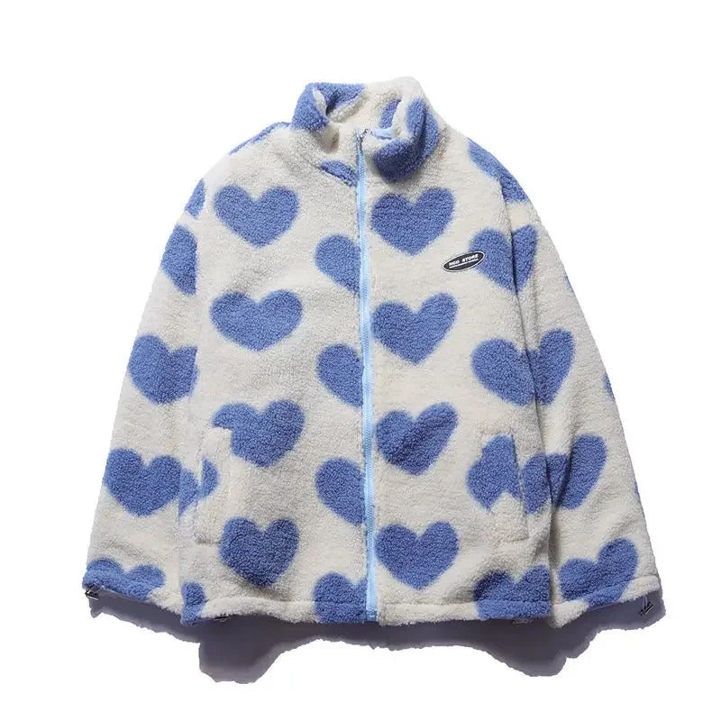 Livia Wendejacke mit Herzmuster