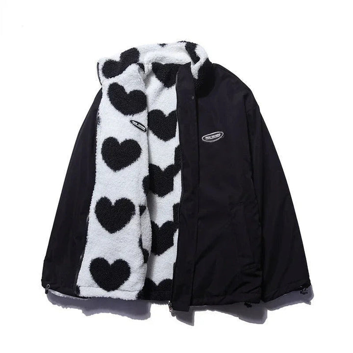 Livia Wendejacke mit Herzmuster
