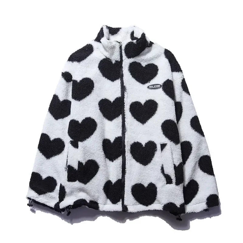 Livia Wendejacke mit Herzmuster