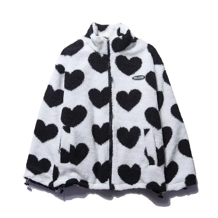 Livia Wendejacke mit Herzmuster