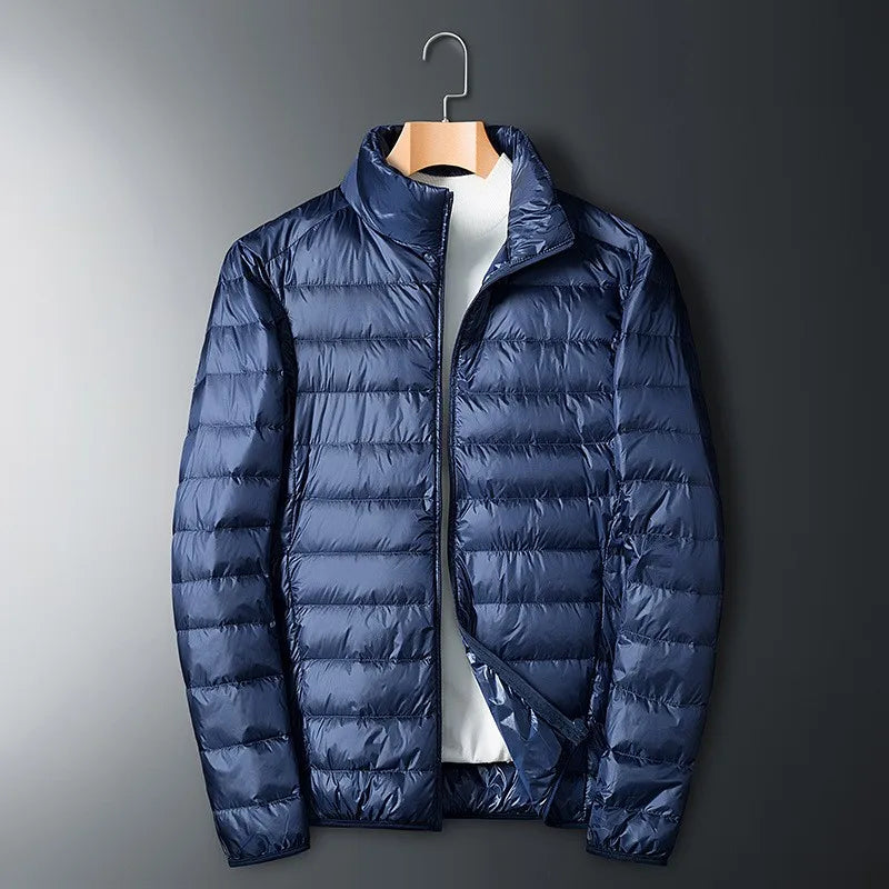 Herren Daunenjacke Mit Stehkragen | Winter