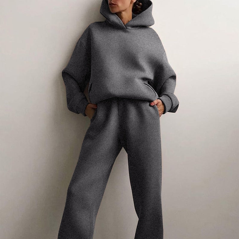 Oversize Hausanzug-Set Für Damen | Langarm