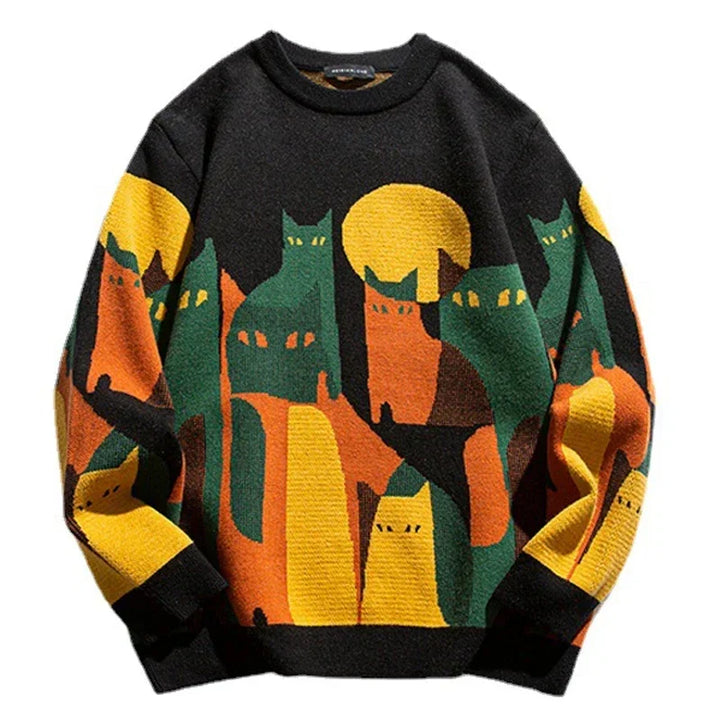 Stylischer Herrenpullover Mit Langarm | Mehrfarbig