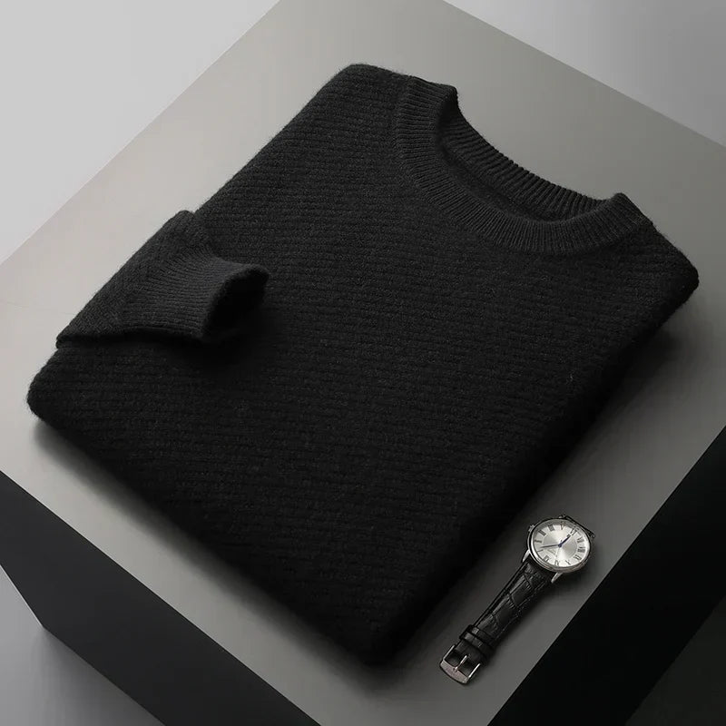 Lässiger Strickpullover Für Herren | Langarm