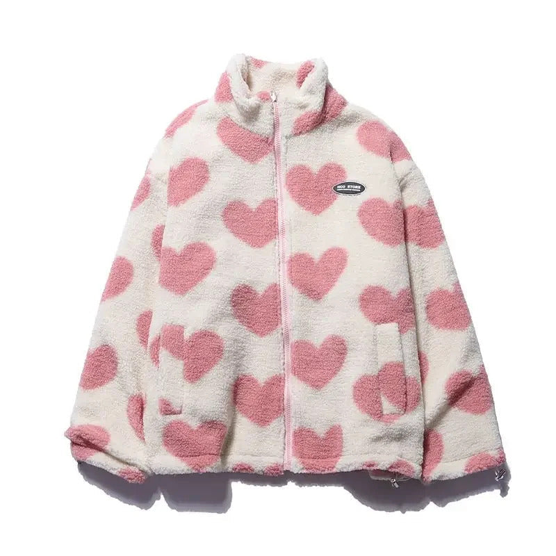 Livia Wendejacke mit Herzmuster