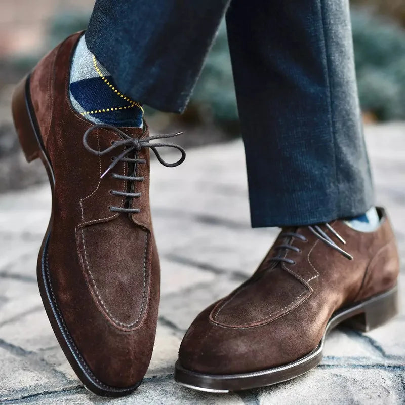 Herren Wildleder Oxford Schuhe mit Wingtip