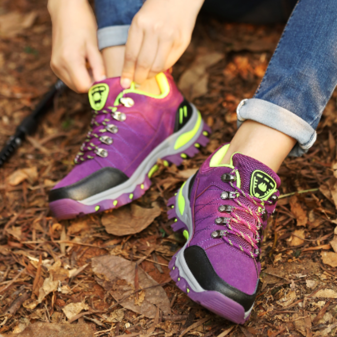 Wanderschuhe mit Schnürsenkeln für Frauen