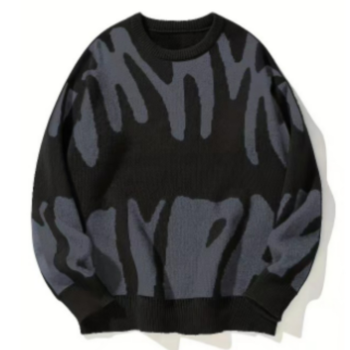 Herren Strickpullover Mit Langen Ärmeln | Lässig