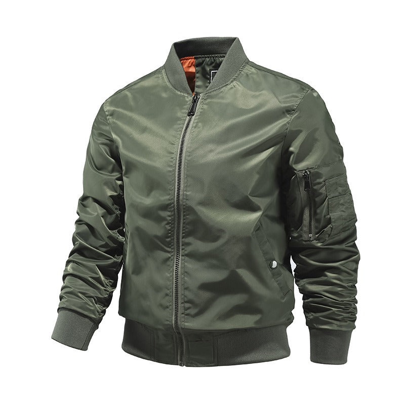 Klassische Zip-Up Bomberjacke für Männer