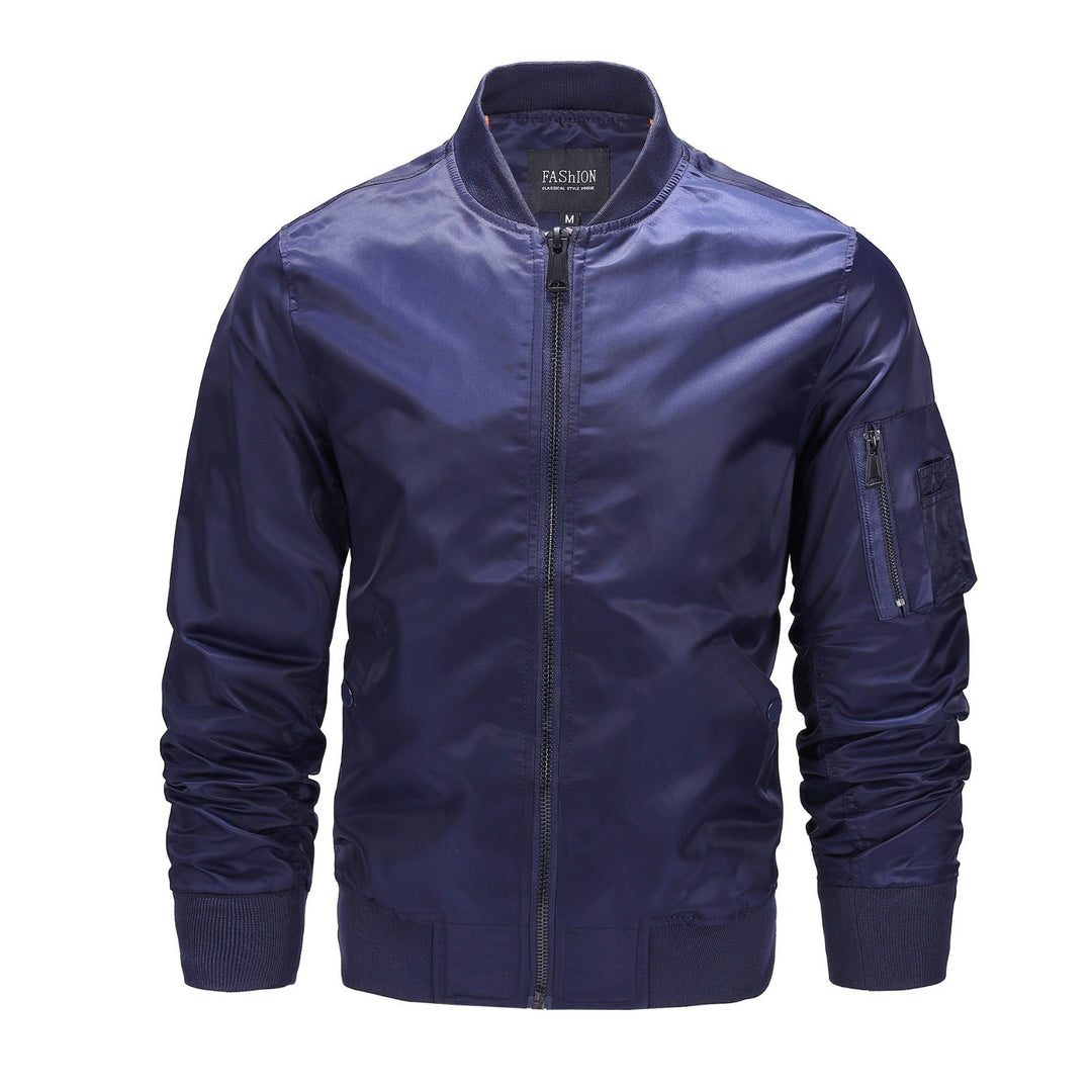 Klassische Zip-Up Bomberjacke für Männer