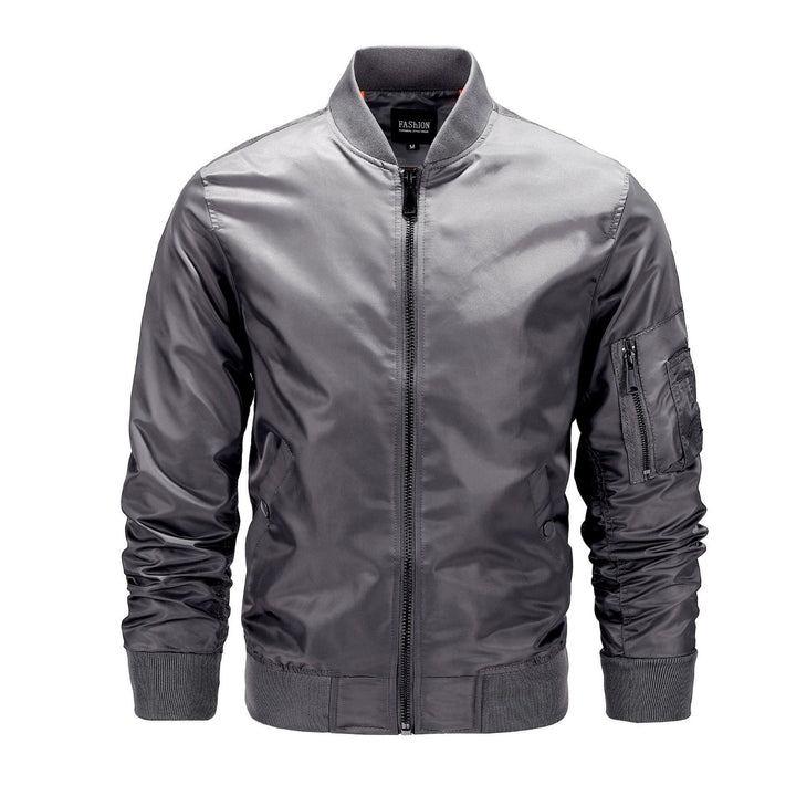 Klassische Zip-Up Bomberjacke für Männer
