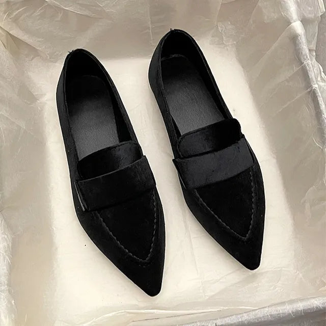 Spitze Slip-On Schuhe für Damen
