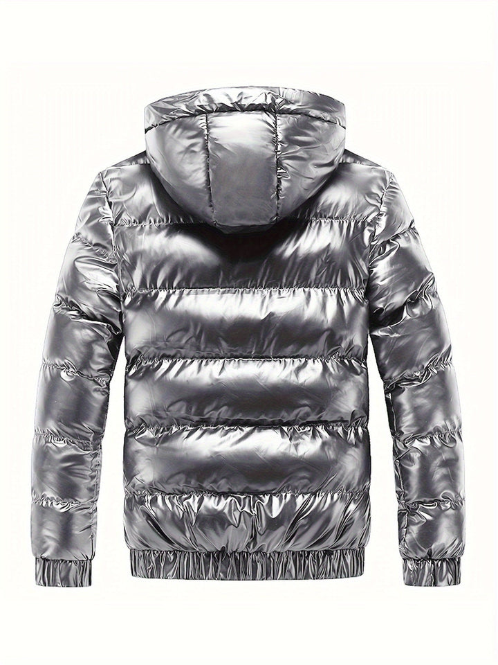 Lässige Winter-Daunenjacke Für Herren | Langarm