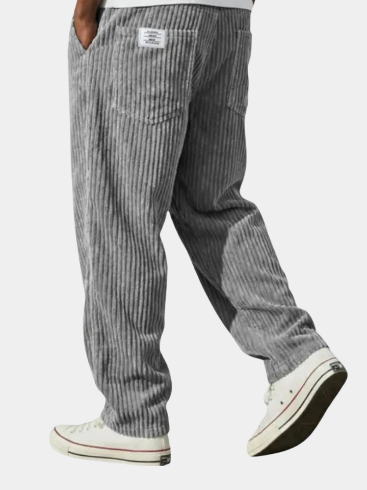 Herren Cordhose aus weichem Cord mit elastischem Bund