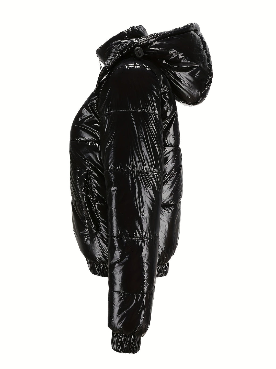 Damen Winter-Daunenjacke Mit Kapuze | Lange Ärmel