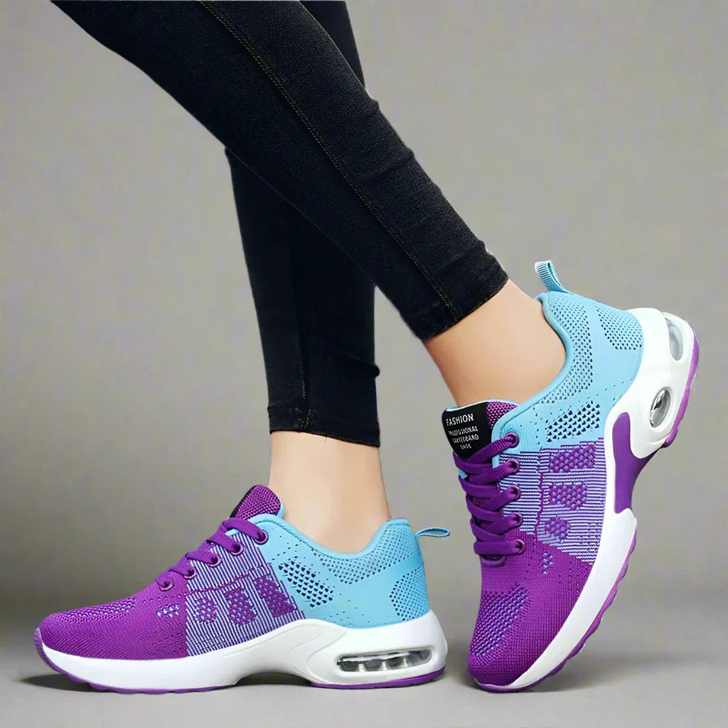 Damen Sportliche Schuhe mit atmungsaktivem Strick-Obermaterial