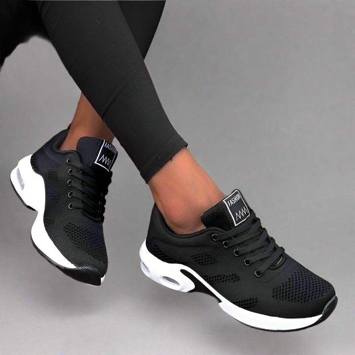 Damen Sportliche Schuhe mit atmungsaktivem Strick-Obermaterial
