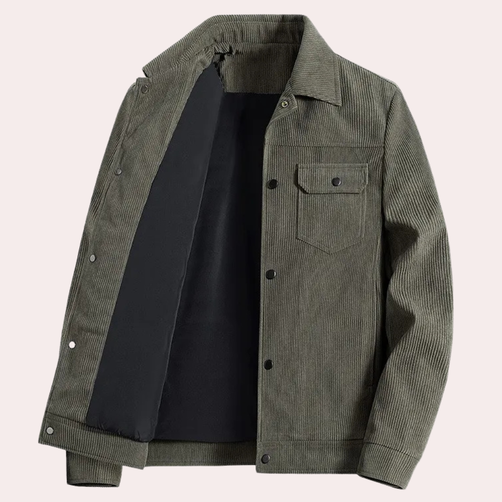 Klassische Cordjacke für Herren