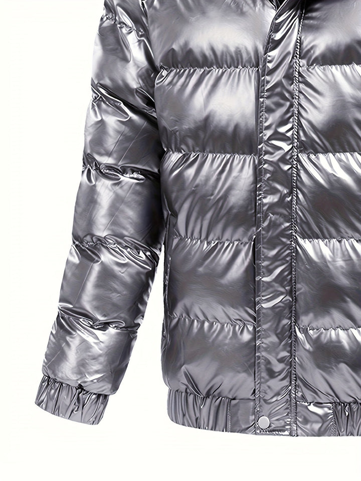 Lässige Winter-Daunenjacke Für Herren | Langarm