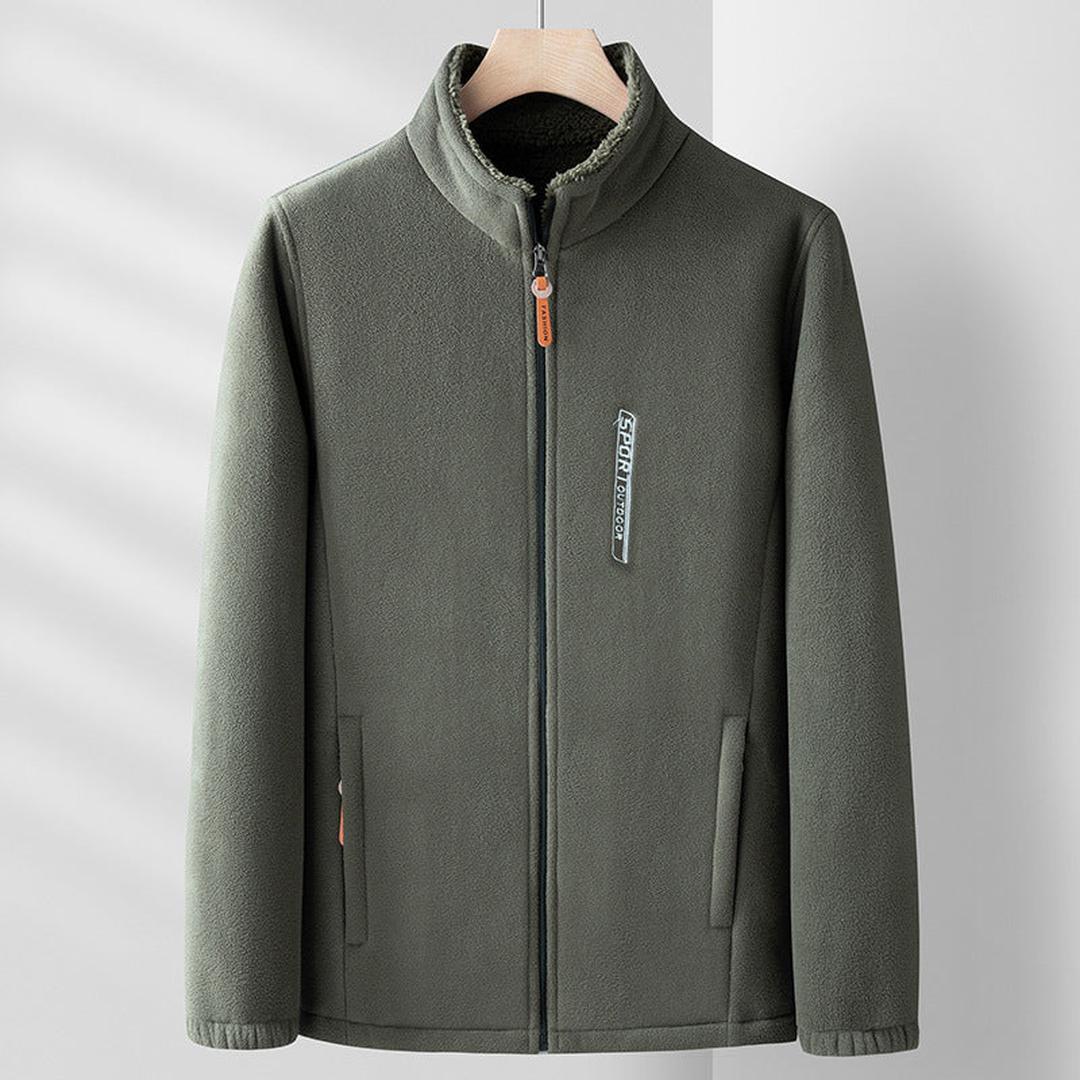 Zweiseitige Fleecejacke | Mit Reißverschluss