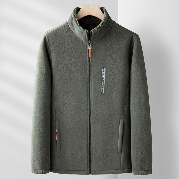 Zweiseitige Fleecejacke | Mit Reißverschluss