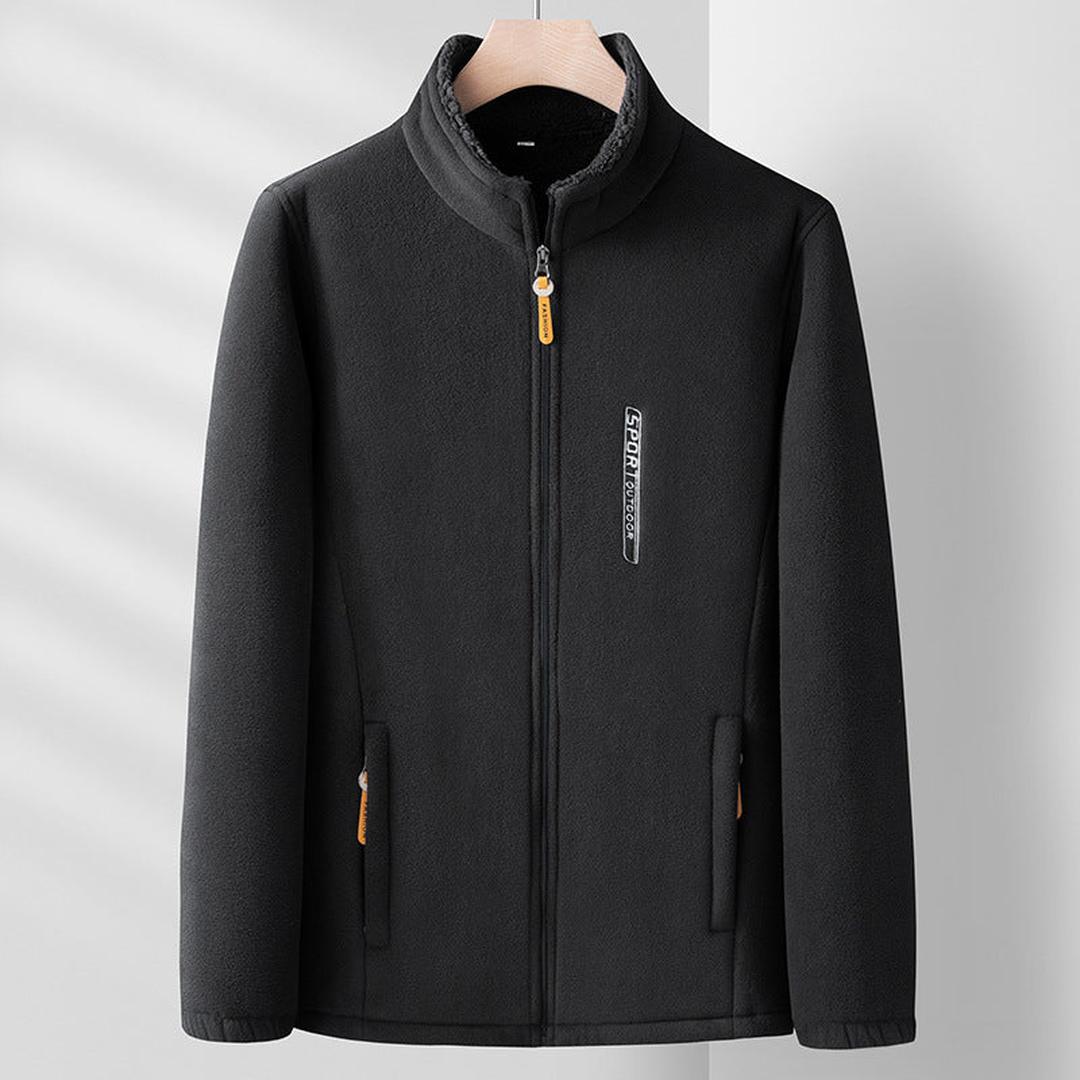 Zweiseitige Fleecejacke | Mit Reißverschluss