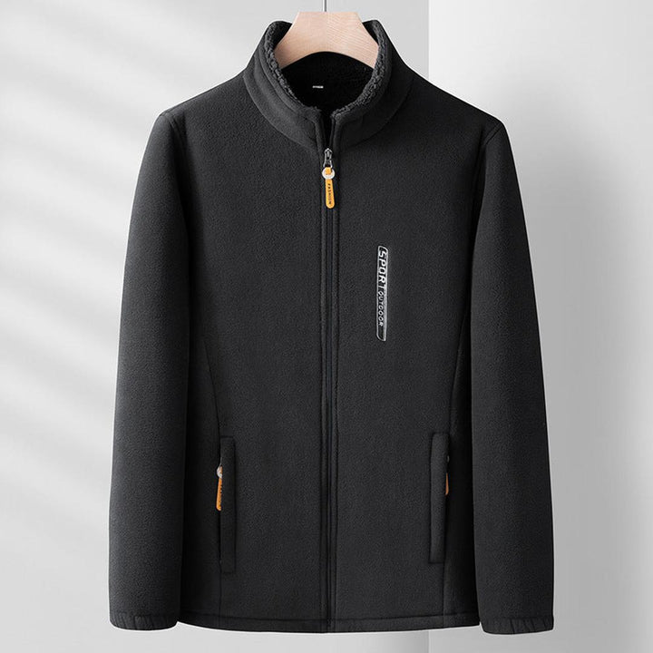Zweiseitige Fleecejacke | Mit Reißverschluss
