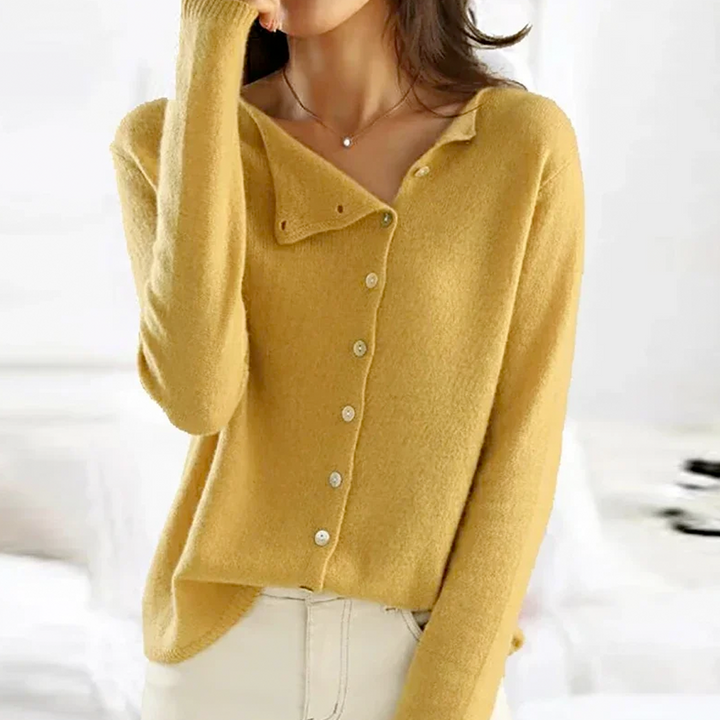 Damen Strickjacke Mit Knopf | Winter