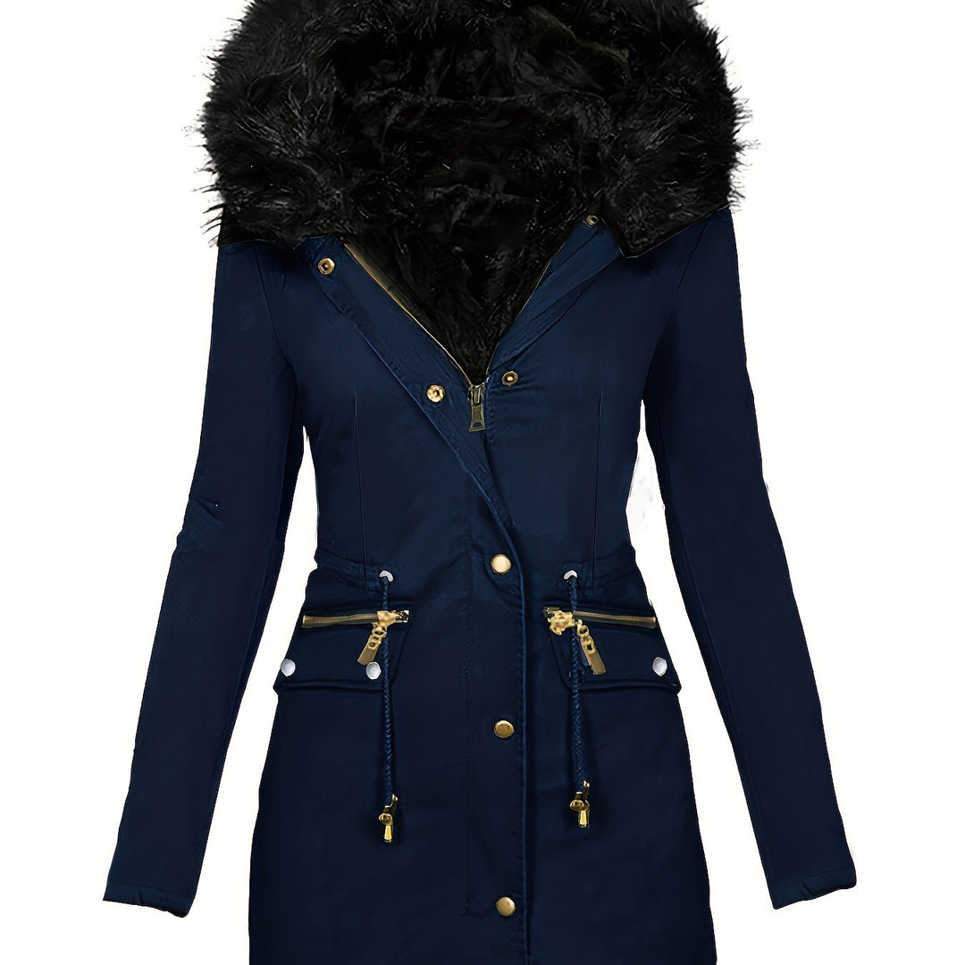Damen Freizeit Winter Parka | Mit Kapuze