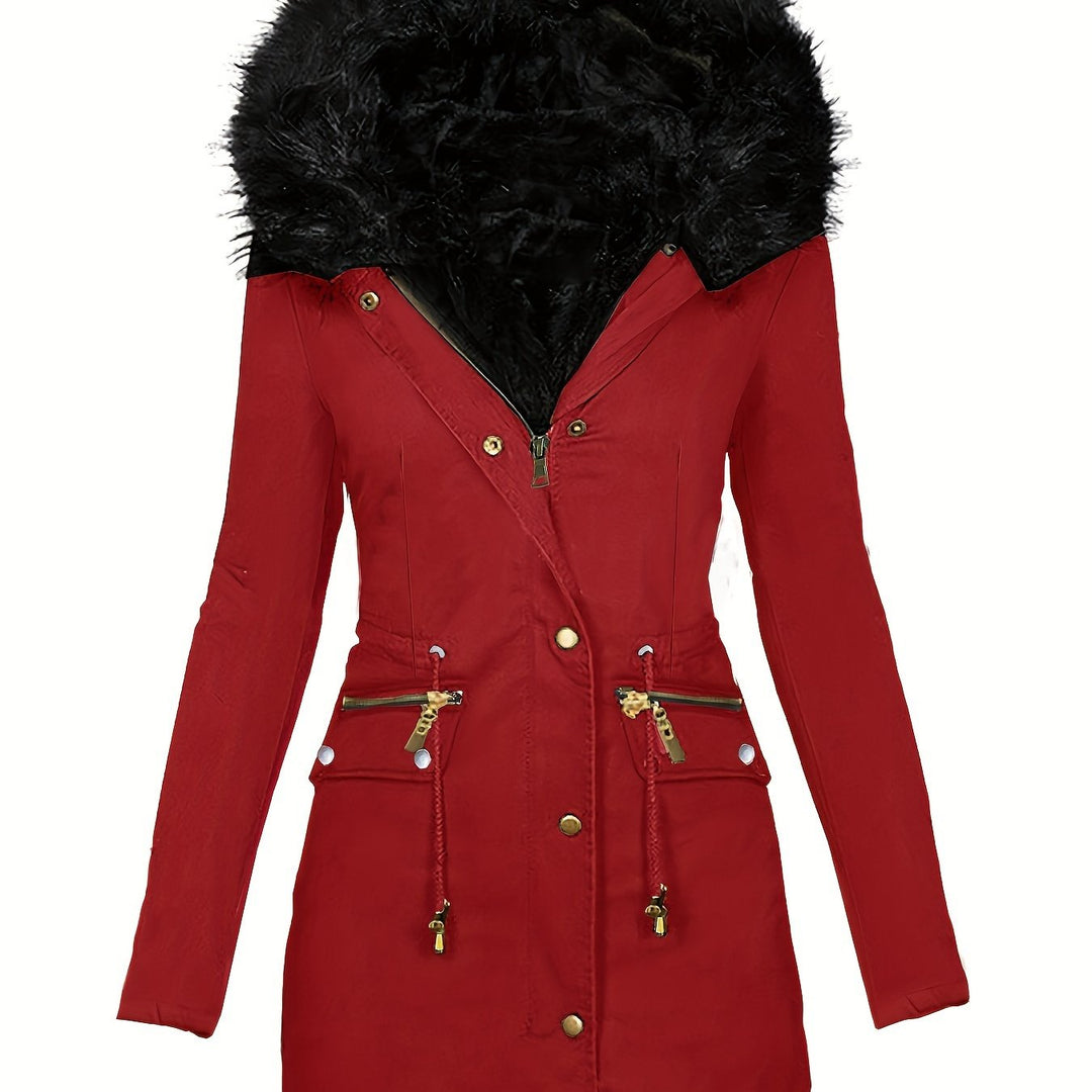Damen Freizeit Winter Parka | Mit Kapuze