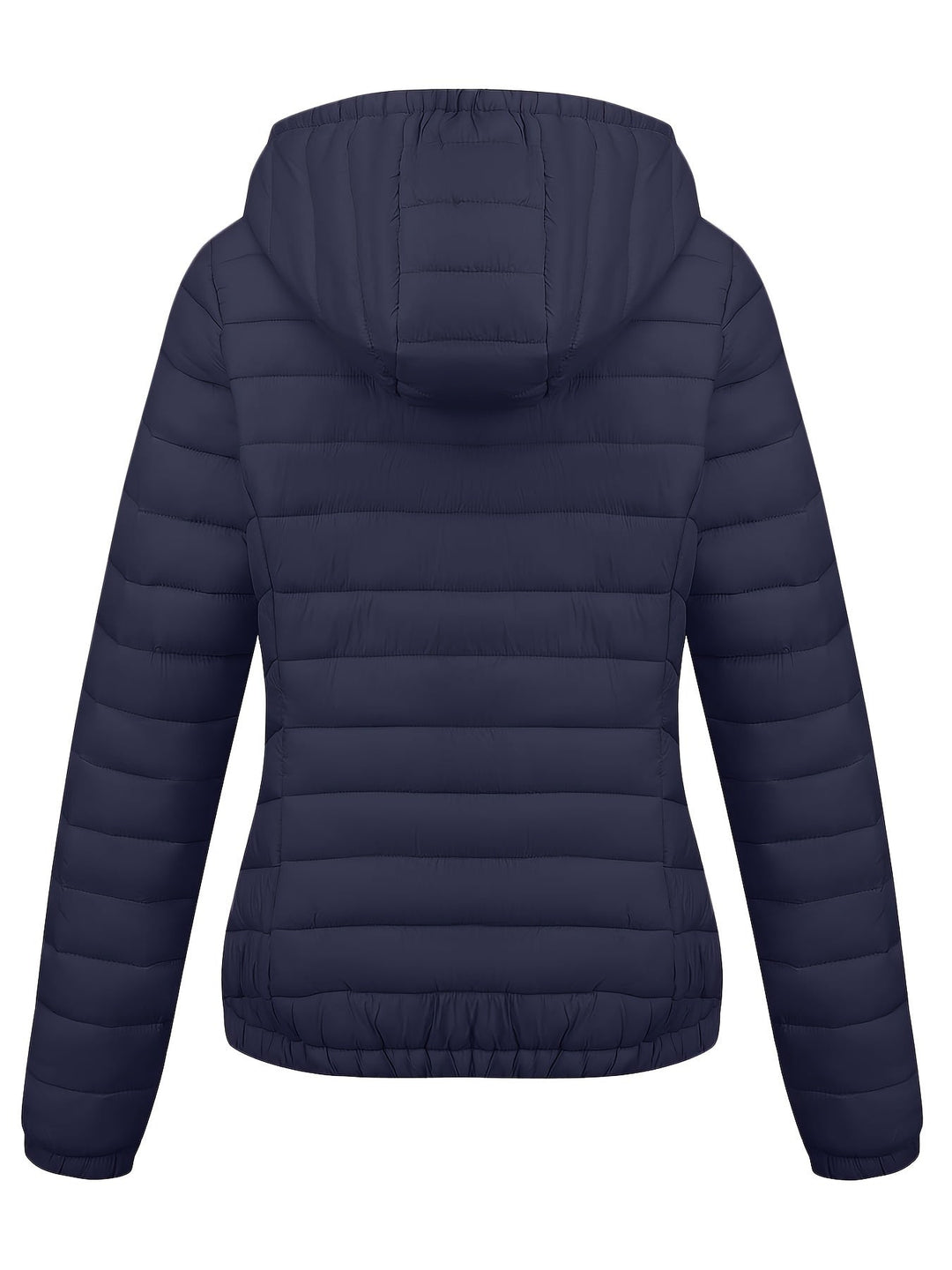Moderne Pufferjacke Mit Reißverschluss Für Damen | Schräge Taschen