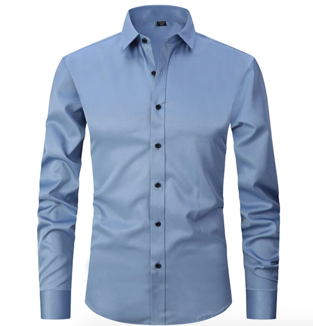 Herren Hemd Mit Stretch | Langarm