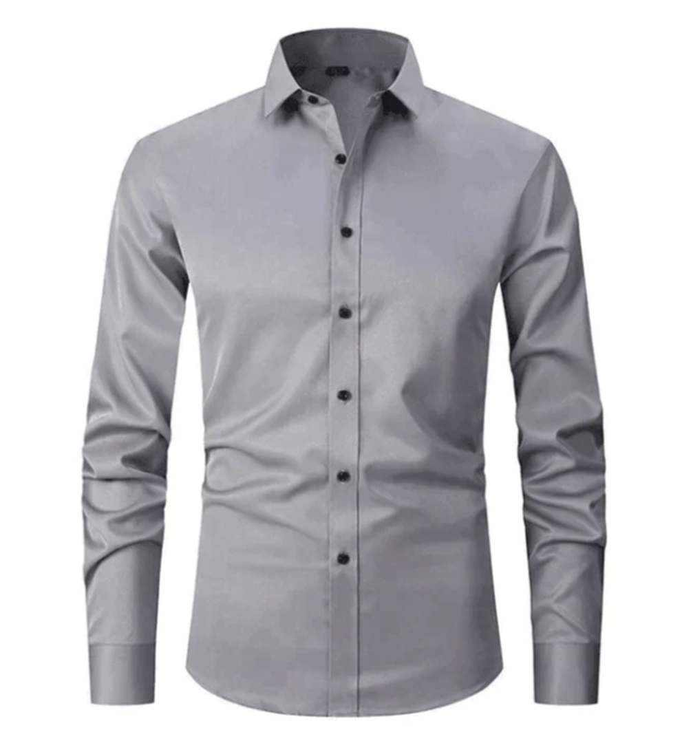 Herren Hemd Mit Stretch | Langarm