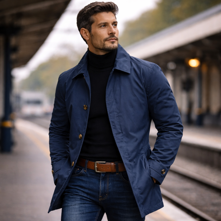 Herren Wintermantel – Winddicht, wasserabweisend und warm