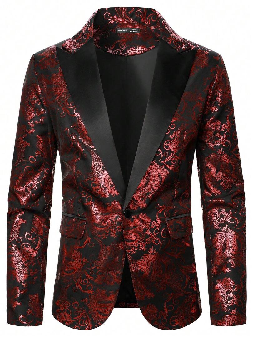 Festlicher Paisley-Blazer Für Herren | Stylisch
