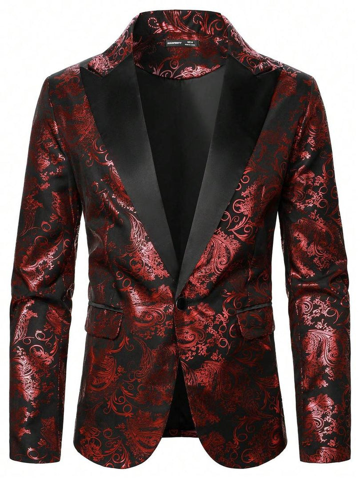 Festlicher Paisley-Blazer Für Herren | Stylisch