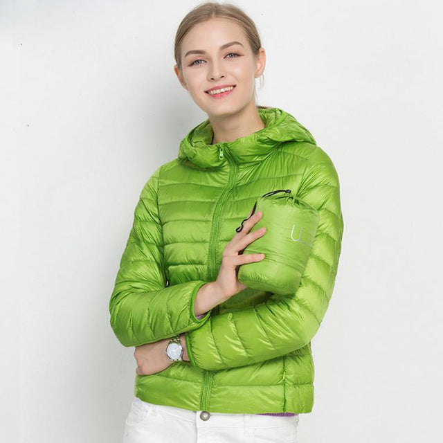 Damen Daunenjacke | Langer Ärmel