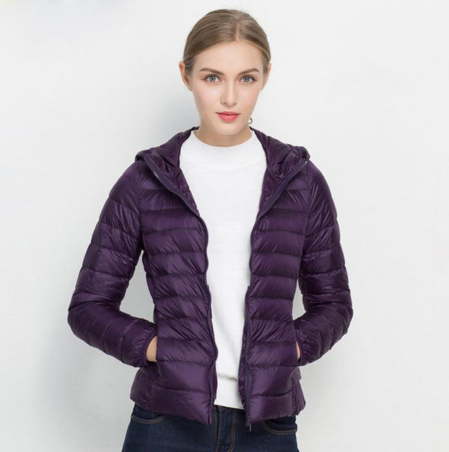 Damen Daunenjacke | Langer Ärmel