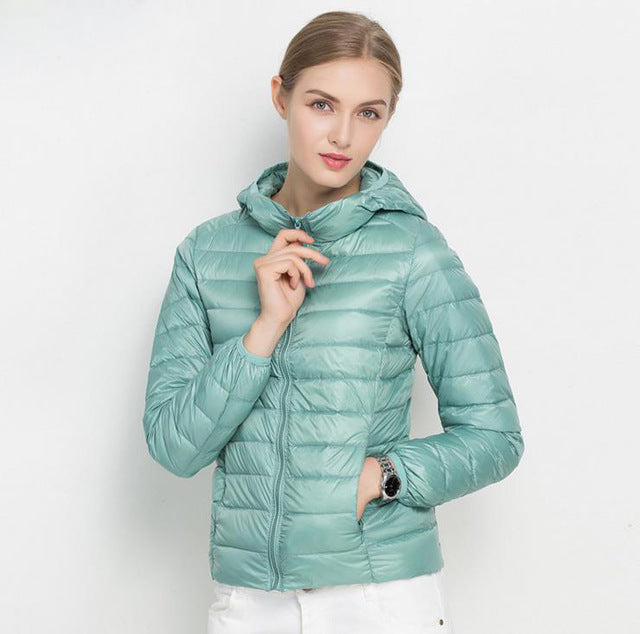 Damen Daunenjacke | Langer Ärmel