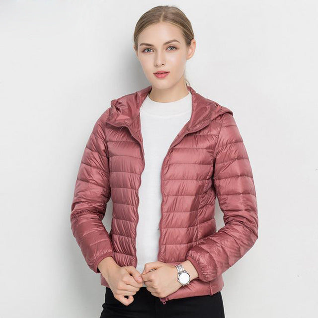 Damen Daunenjacke | Langer Ärmel