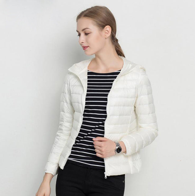 Damen Daunenjacke | Langer Ärmel
