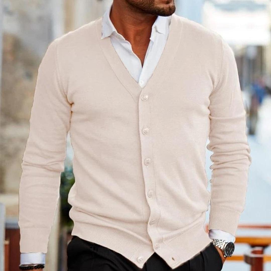 Herren Freizeit-Cardigan | Mit Knöpfen