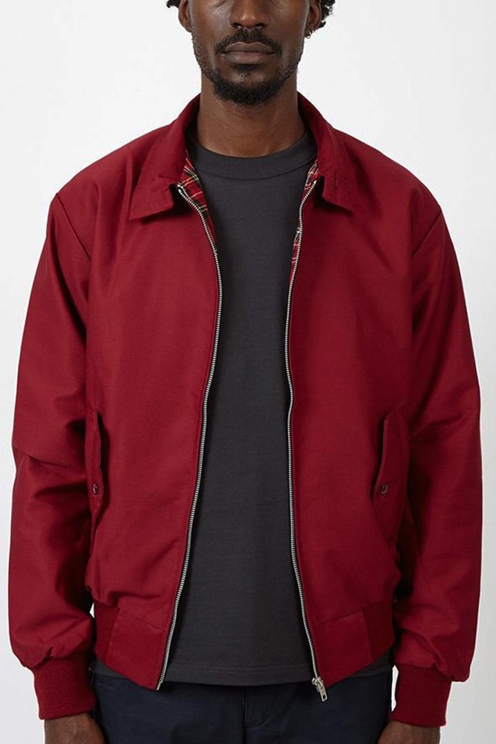 Klassische Harrington-Jacke Für Herren | Stehkragen