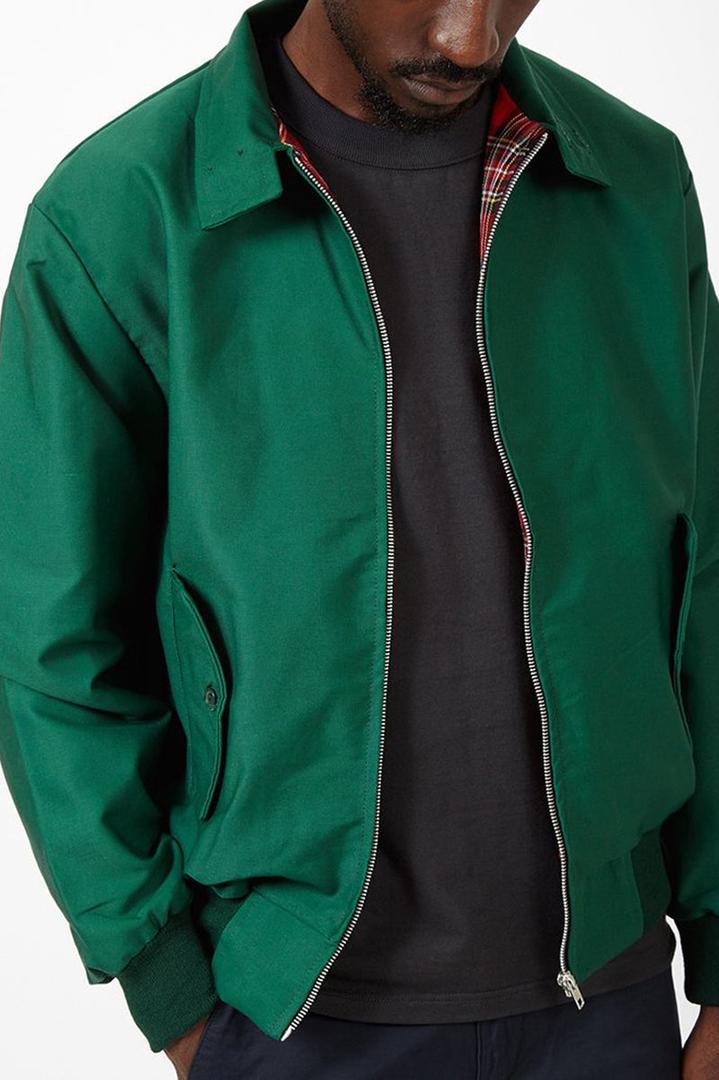 Klassische Harrington-Jacke Für Herren | Stehkragen
