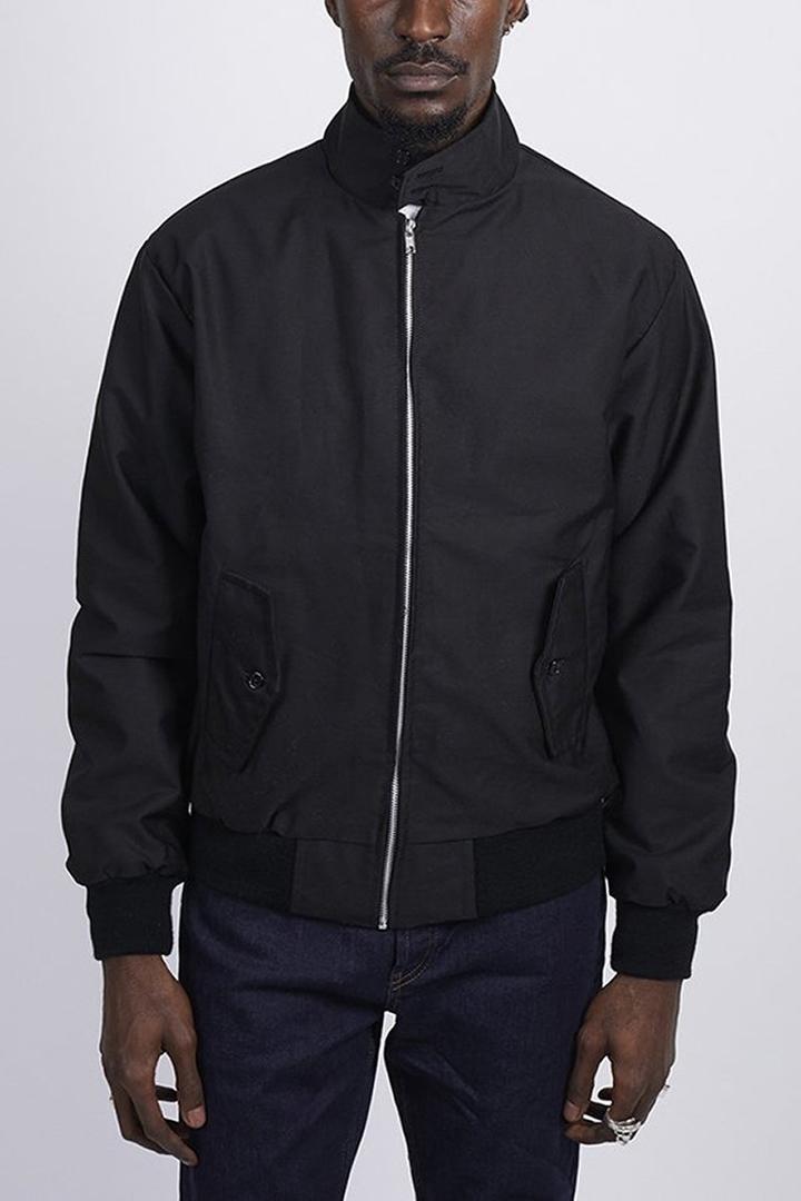 Klassische Harrington-Jacke Für Herren | Stehkragen